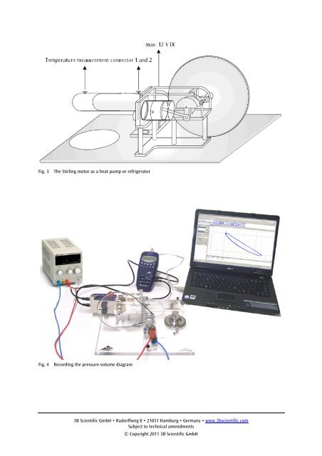 3B SCIENTIFICÂ® PHYSICS U10050 Stirlingmotor, transparent