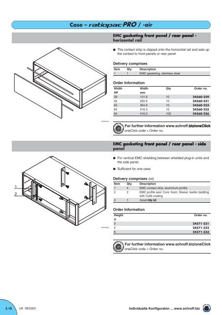 Case with 19" compatible dimensions For VME, CPCI and other ...