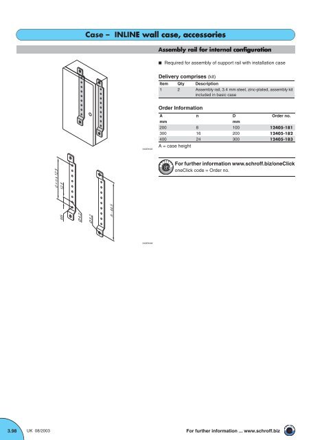 Case with 19" compatible dimensions For VME, CPCI and other ...