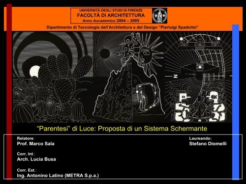 âParentesiâ di Luce: Proposta di un Sistema Schermante - Infobuild