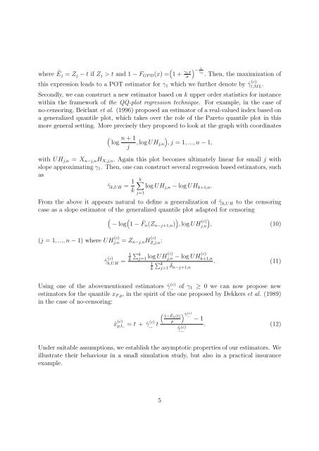 Estimation of the extreme value index and high quantiles under ...