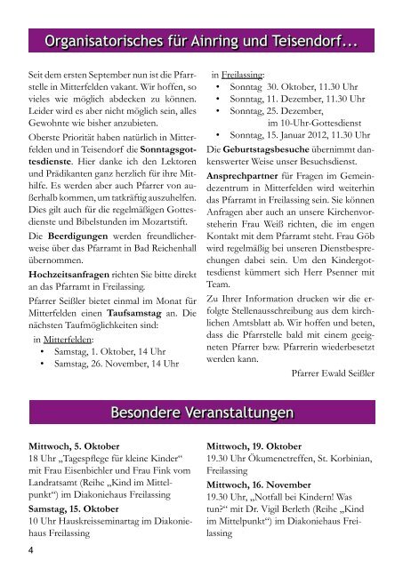 Oktober/November - Evangelisch-Lutherische Kirchengemeinde ...