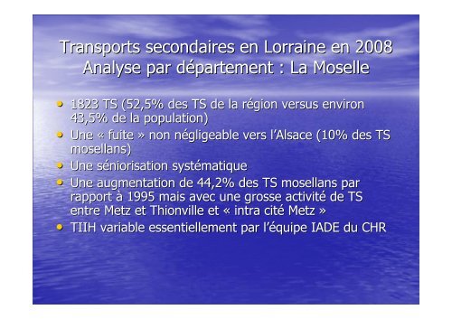 Transports secondaires en Lorraine - COLMU