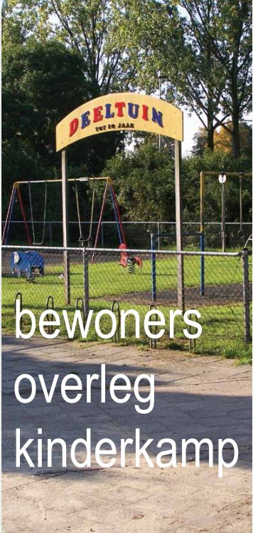 bewoners overleg kinderkamp - Presikhaaf