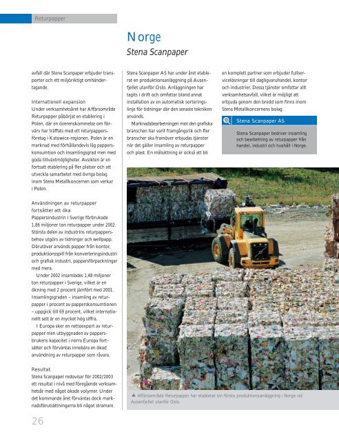 Stena Scanpaper - Stena Metall Group