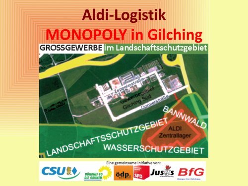 Aldi-Logistik MONOPOLY in Gilching - Gilching bleibt fair