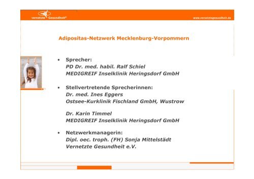 (FH) Sonja Mittelstädt Adipositas-Netzwerk ... - Adipositas MV