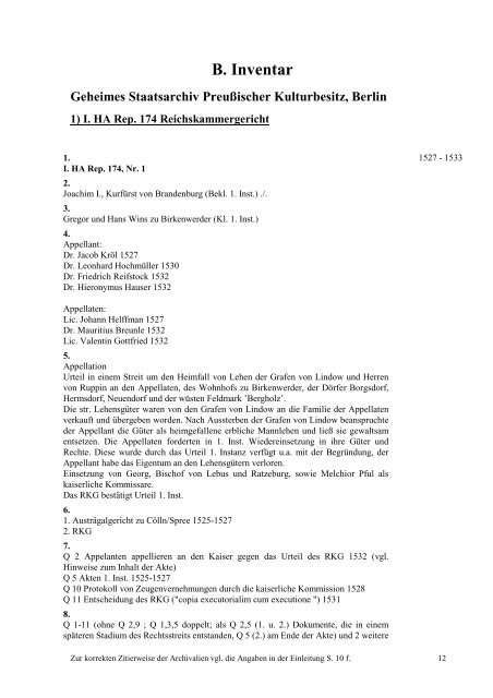 Die Akten des Reichskammergerichts im Sächsischen Staatsarchiv