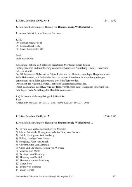 Die Akten des Reichskammergerichts im Sächsischen Staatsarchiv