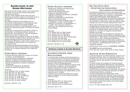 Seminarflyer downloaden - Naturheilpraxis Michaela Grigat, Berlin ...