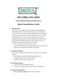 DN-13005 / DN-13015 - Digitus