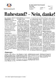 Ruhestand Nein danke - Innovage