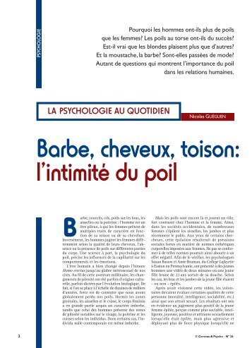 Gueguen poil article - Pr. Nicolas GUEGUEN