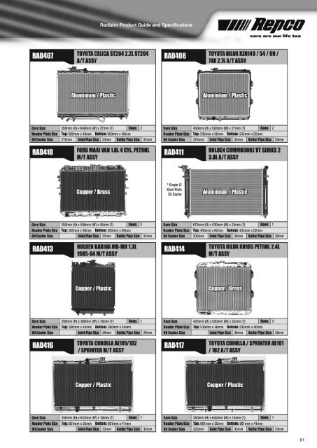 45005_Repco_08 Radiator Application Guide Master - Repco Trade ...