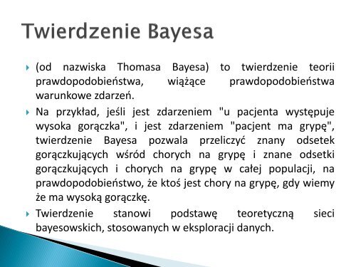 WykÅad 3: Sieci Bayesa