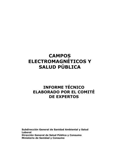 campos electromagnÃ©ticos y salud pÃºblica - Consorzio Elettra 2000