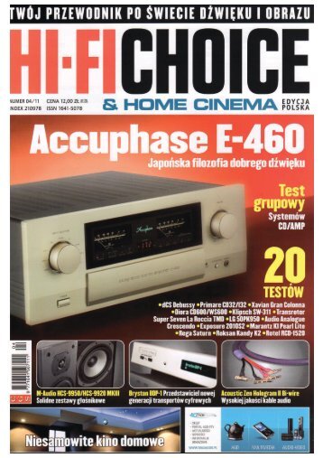 HIFI CHOICE – Accuphase E-460 - Eter Audio