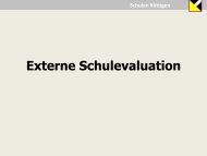 Was ist eine externe Schulevaluation? - KÃ¼ttigen