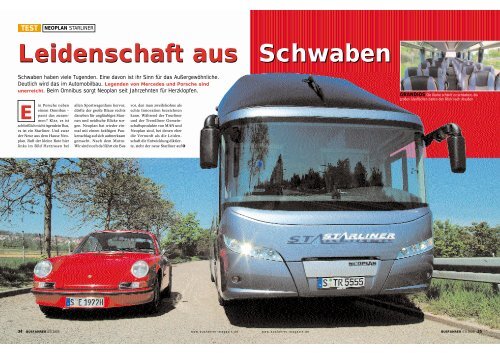 Leidenschaft aus Schwaben Leidenschaft aus ... - OmnibusRevue