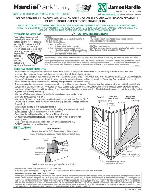 Hardie Siding Coverage Chart