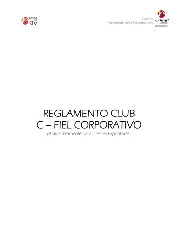 Reglamento Club Cfiel Corporativo - Corferias