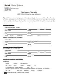 Kodak 8000 Site Survey Form 12.02.04.pdf - VirTech - Virtua ...