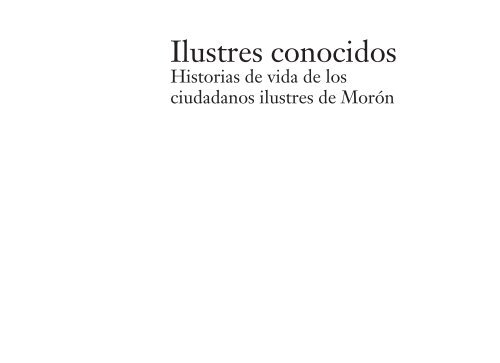 Descargar Ilustres conocidos (pdf) - Municipalidad de MorÃ³n