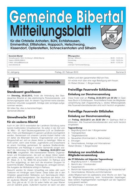 Ausgabe 08 - Bibertal