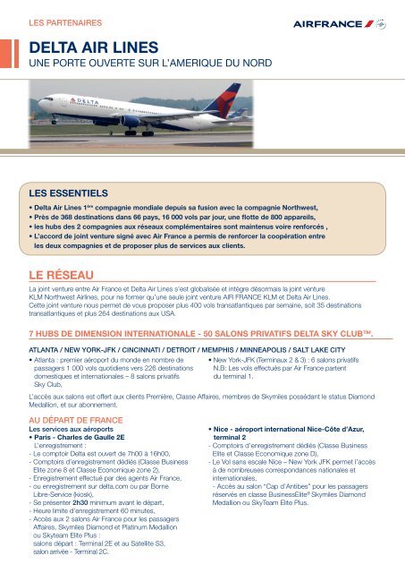 DELTA AIR LINES - afklm-newsaffaires.fr