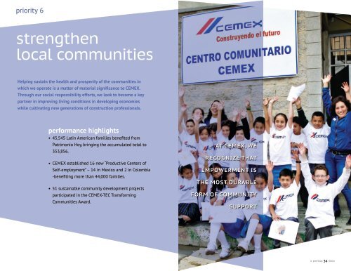 building a better future - Cemex