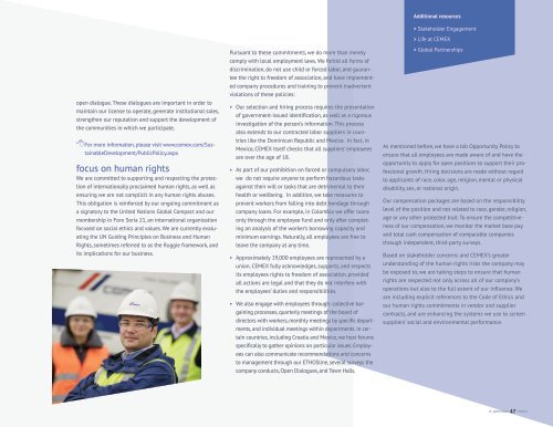 building a better future - Cemex