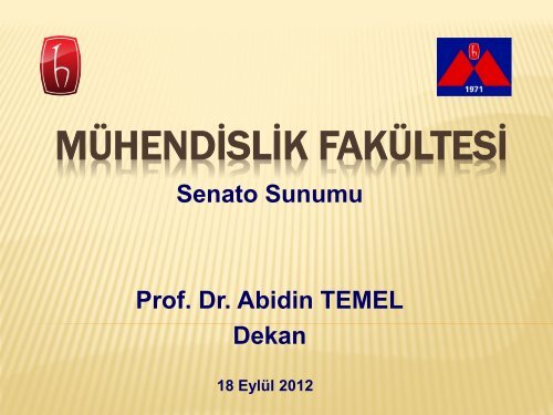 Mühendislik Fakültesi - Hacettepe Üniversitesi