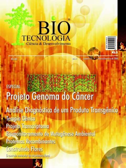 Projeto Genoma do CÃ¢ncer - Biotecnologia