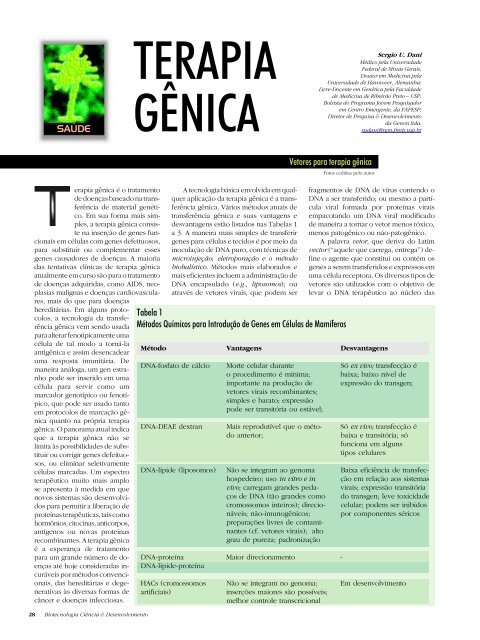 Projeto Genoma do CÃ¢ncer - Biotecnologia