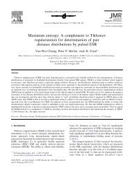 Maximum entropy: A complement to Tikhonov regularization for ...