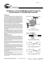 Designing a Low-Cost USB Mouse with the Cypress Semiconductor ...