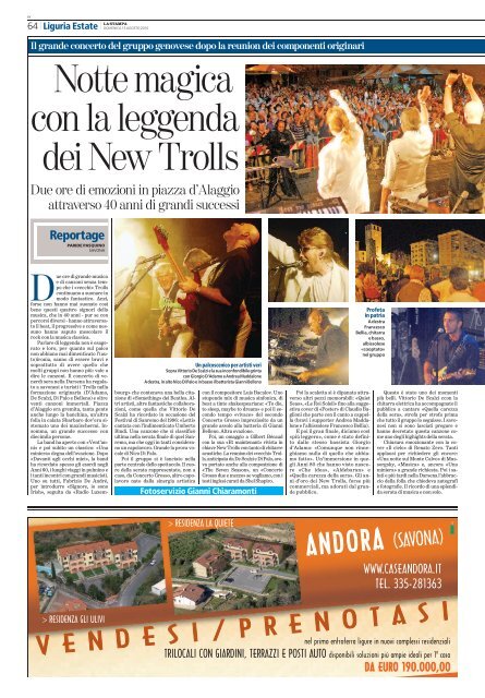 15/08/2010 La Stampa - New Trolls