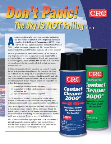 Electronic Degreaser - CRC Industries