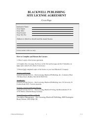 Site Licence Agreement - CAUL Home