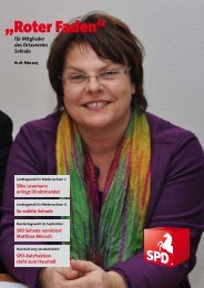 Roter Faden Ausgabe 03 2013 - SPD-Ortsverein Sehnde
