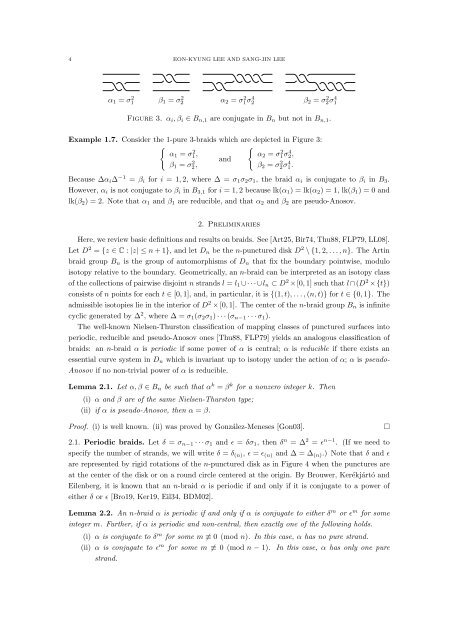 UNIQUENESS OF ROOTS UP TO CONJUGACY FOR SOME ...