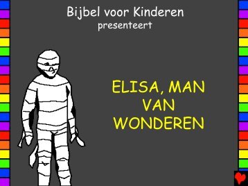 Elisa, man van wonderen - Bible for Children
