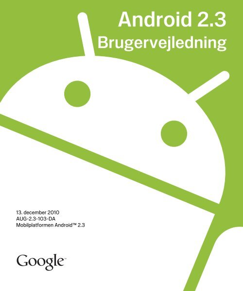 Brugervejledning til Android 2.3 - Google