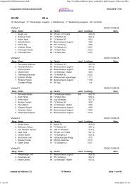 Resultate - ALV