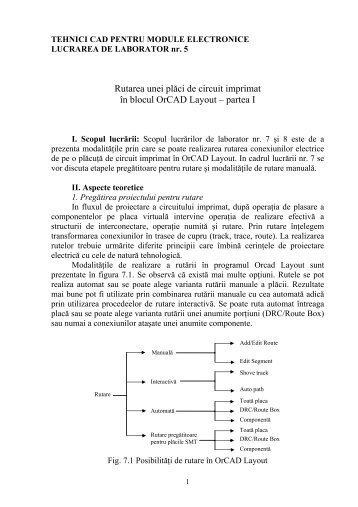 Rutarea unei plÄci de circuit imprimat Ã®n blocul OrCAD Layout ...