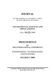 JOURNAL VOL. 14 Book 2 - ТеÑ
ниÑеÑки УнивеÑÑиÑÐµÑ - СоÑÐ¸Ñ ...