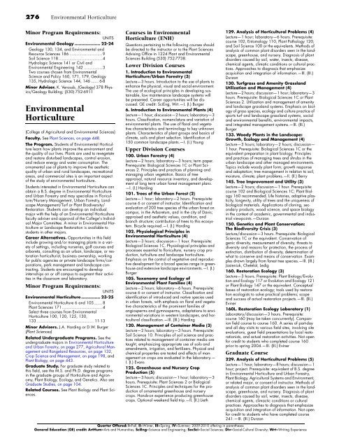 UC Davis 2008-2010 General Catalog - General Catalog - UC Davis