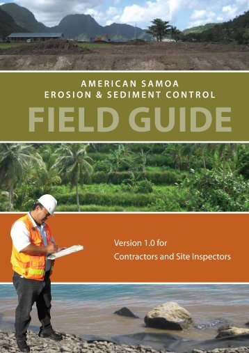 American Samoa Erosion & Sediment Control Field Guide