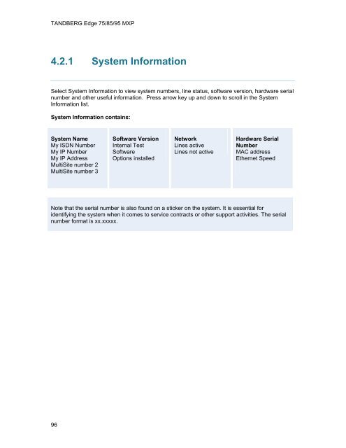 TANDBERG Edge 95-85-75 MXP User Manual (F5).pdf - Expoficina