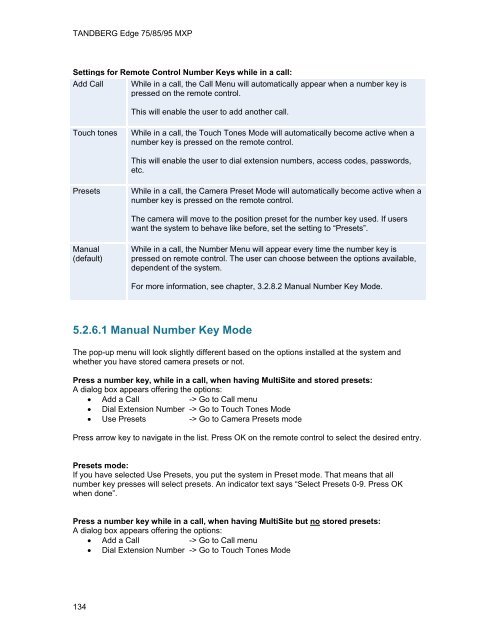 TANDBERG Edge 95-85-75 MXP User Manual (F5).pdf - Expoficina